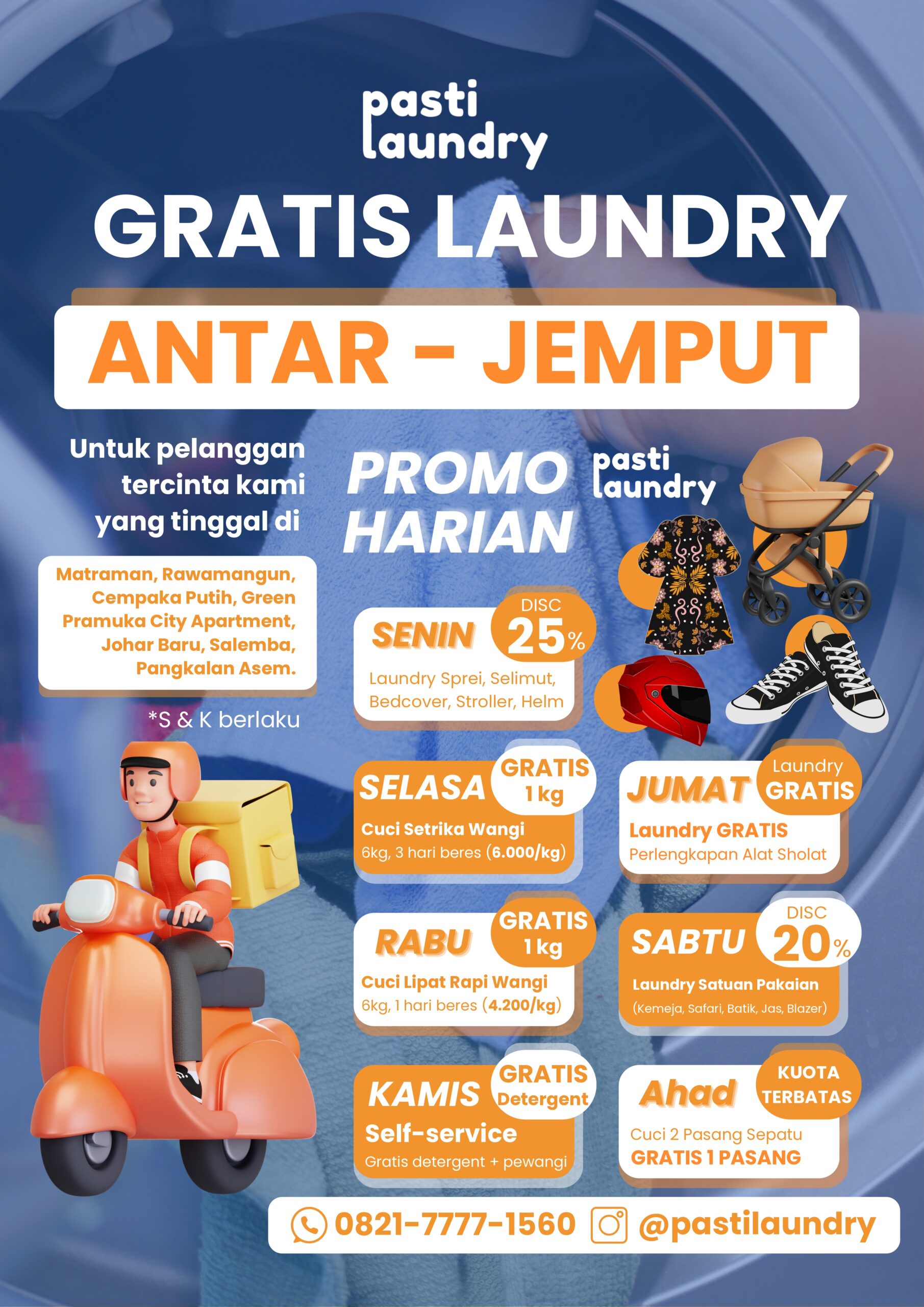 Gratis Antar Jemput dan Promo Harian